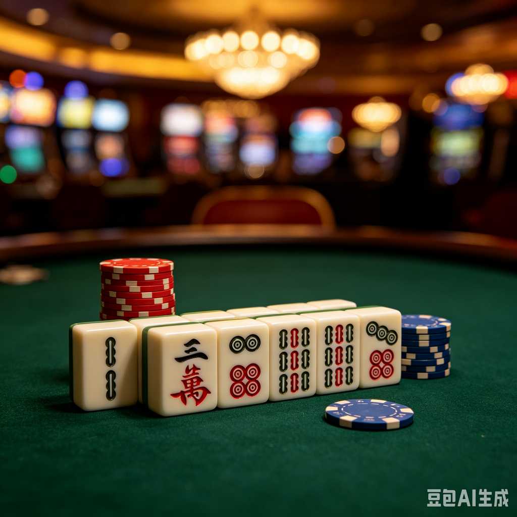 deep print mahjong set