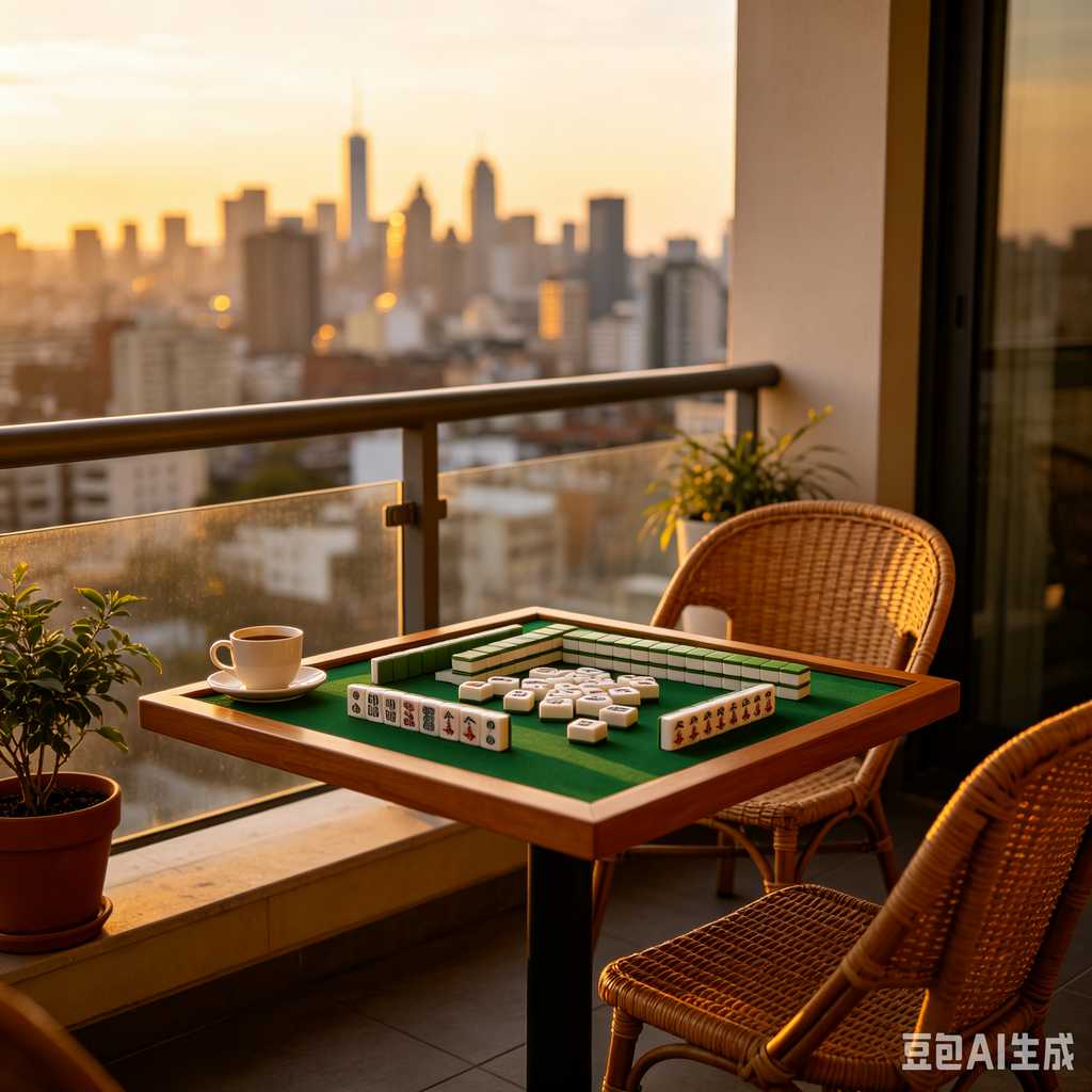 blue mahjong tiles