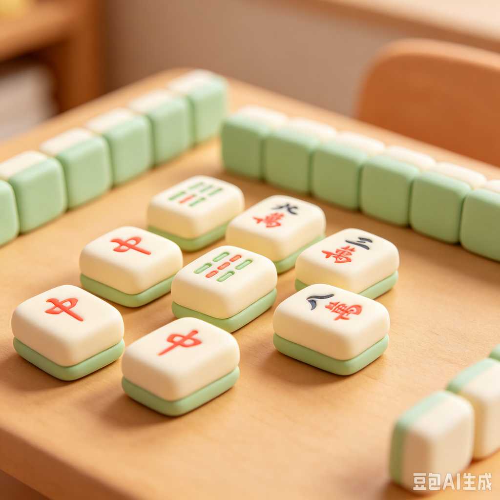 large print mahjong set